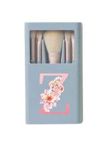 Portable Makeup Brush Set With White Daisy Flower And Letters A-Z, Includes Mirror, Boxed Multi-Functional Makeup Brush Set, Mini Multi-Functional Makeup Pen, Foundation Brush, Eyeshadow Brush, Basic Makeup Tool Blending Brush, Makeup Stand Makeup Storage Including Makeup Brushes, Convenient Makeup Tool Gift Set For Girls, Portable Travel Essential - Multicolor - View 13