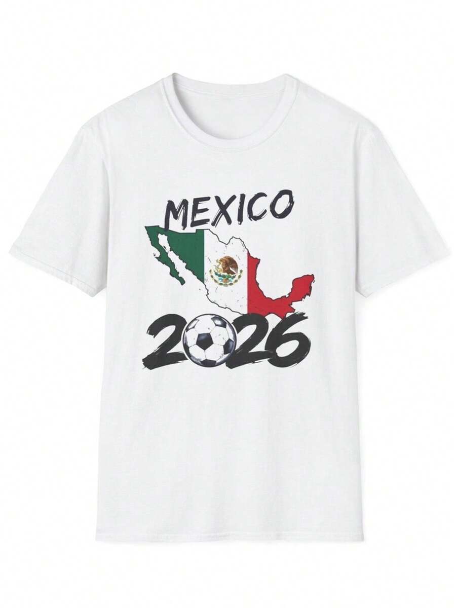 Camiseta de la Copa Mundial de México 2026 | Camiseta de aficionado al fútbol - Negro - Ver 1