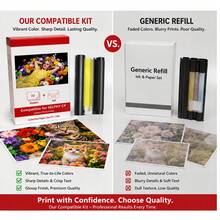 Bộ in ảnh du lịch & tiệc tùng – Giấy Selphy CP1300/CP1500 khổ 4x6 inch, hoàn hảo cho các dự án album ảnh, tự làm sổ lưu niệm, ảnh sinh nhật, đám cưới, gia đình, kỳ nghỉ, ảnh thú cưng & em bé, các dịp lễ hội và quà tặng. - Xem 11