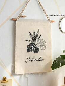 1 Lịch vải đơn giản phong cách Bohemian màu be 2026 treo tường trang trí nhà cửa, thích hợp làm quà tặng năm mới, trang trí tường trong nhà - lịch - Xem 13