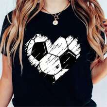 COOL SUMMER Harajuku Kawaii T Shirt Women Ullzang Tshirt Funny Cartoon T-shirt Cute Anime Top Tee Female T-shirt Girl Animal Y2K Ropa deportiva estilo Y2K, cuello redondo, 100% algodón, tejido suave, manga corta. - Negro 9 - Ver 7