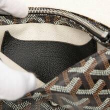 Authenticated Goyard PRE-OWNED Goyardine Plumet Pocket Wallet Bag - màu đen - Xem 2