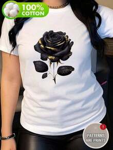 Fashion Printed T‑Shirts for Women, Oversized Streetwear Tops, Comfortable and Stylish All‑Match Summer Tees1 Coor cobinado Dibujo aniado Caua exy Duce Fieta Eeante Ninuno Caa Paya Noche de fieta Vacacione Boda Deportivo Oficina Y2K Etapado fora 3D Caieta caua para ujer con etapado forae y aripoa, poiéter, cueo ondo, ana corta, tejido de punto para toda a etacione, etapado roado y aripoa, ropa caua enerética, caia uave, caieta de aripoa. - Blanco - Ver 4