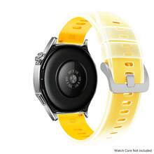 22mm 透明雙色矽膠錶帶,相容於 Galaxy Watch S4 S3 S2 S1 Active/Mi Watch 2 Pro/Color 1 2 智慧手錶錶帶 - 22mm - 查看 19