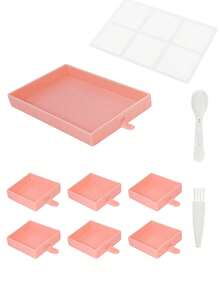 10 Bộ Khay Tranh Kim Cương Đa Năng Mới Có Nắp Đậy, Khay Rây Kim Cương Tự Làm, Khay Phễu Kim Cương Úp Ngược, Bộ Dụng Cụ Bút Kim Cương - A - Xem 7