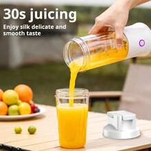 SEAGO Portable Wireless Charging Electric Juicer Cup, Suitable For Making Juice And Smoothies, With Automatic Cleaning Function, Multifunctional And Easy To Use, Battery Capacity: 1500mAh - 0.5L-1L - View 6