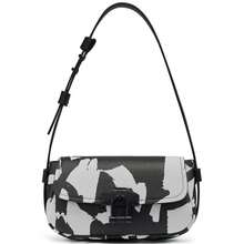 DKNY Women's Karlie Baguette Small Shoulder Bag |  | Women Shoulder Bags - 光纖白/黑 - 查看 1