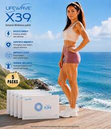 LifeWave X39 Patches - Supports Improvements Of Strength And Stamina,Body Care - Supports Improved Exercise Performance - No Or Stimulants - Innovative Patch Technology For Enhanced Wellness -30 Pieces Per Piece ,Keep Your Body Healthy And Rejuvenate You,Can Be Used Both Morning And Evening,Halloween Gift. - 5pcs - 查看 17