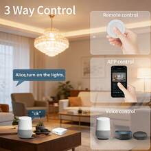 RSH ZigBee 3.0 無線按鈕式智慧場景開關控制器,支援 Tuya 設備自動化聯動,需搭配 ZigBee 閘道器 - 查看 4