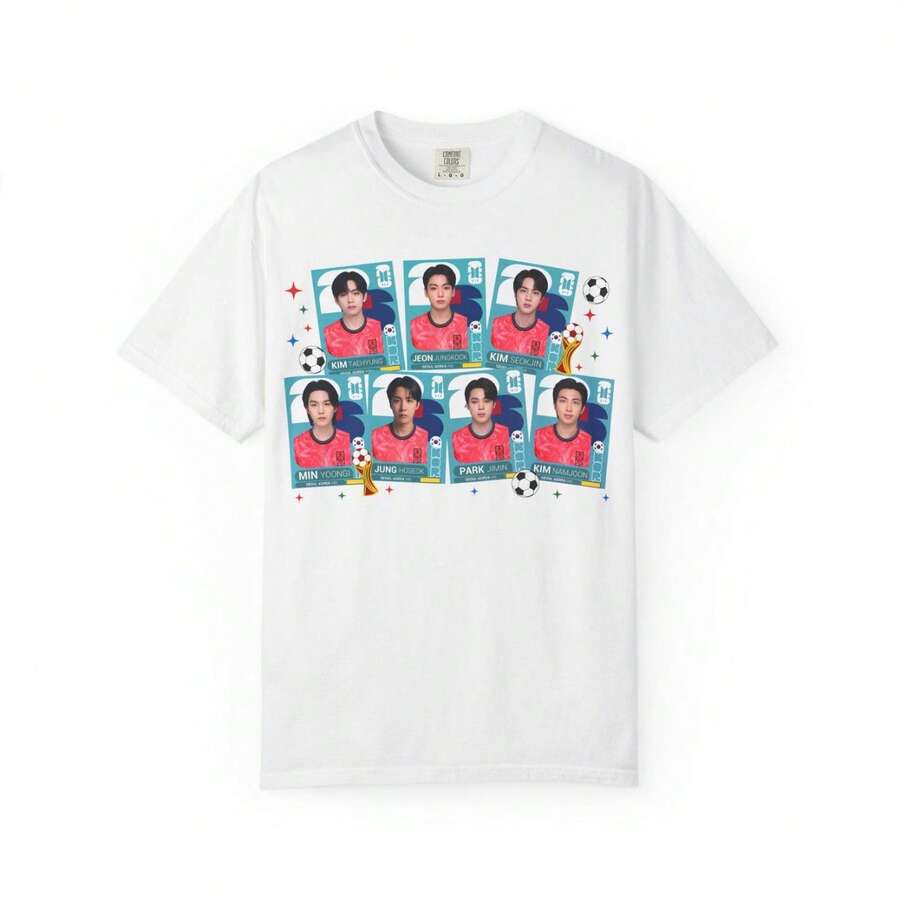 Comfort Color BangTanboys World Cup 2026, Funy Shirt For Army - Black - View 1
