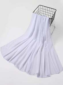 1 chiếc khăn trùm đầu Hồi giáo thanh lịch, đa năng, chất liệu chiffon mềm mại, thoáng khí, thích hợp cho mùa xuân/hè. - Bụi hồng - Xem 5