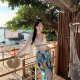 Soft Cotton Material (apricot-colored Camisole + Breast Pads + Decorations)