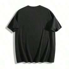 Camiseta de Cuello Redondo con Parodia de Álbum de Banda de Rock de Película de Culto Vintage de Ultraviolent Days, Camiseta Divertida, Ropa de Verano Unisex, Ropa Estilo Y2K - Perfecta para Vacaciones, Eventos Deportivos y Festivos, y una Excelente Opción de Regalo. Blusas para Mujer Casual. - Negro - Ver 3