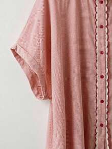 CURVE+ Pantalones para mujer de talla grande, moda de verano, marrón casual, pantalones de primavera, festival de música, vacaciones en la playa, ropa de playa casual de verano bohemia para mujer, pantalones elegantes de negocios y viajes, rosa loto, pantalones de verano/campo/playa, grado de playa/ropa de playa/ropa de playa - Multicolor - Ver 5