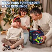 360° Stunt RC Car, Super Off-Road Radio Controlled Car With Flashing LED Lights - Multidirectional Driving - 360 Degree Vertical Rotation - Suitable For Children Over 3 Years Old - Speed And Fun - 紅色 - 查看 4