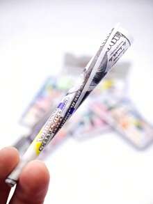 1/8/50 Peças Novidade Cones Pré-Enrolados de Nota de Dólar - Papel de Enrolar Queima Lenta Tamanho Grande de 110mm, Embalagens de Cigarro com Padrão de Dinheiro Engraçado, Acessórios de Fumo Portáteis para Uso Diário, Festas, Reuniões, Presente Legal e Único para Homens, Mulheres, Família e Amigos - Multicolorido - Visão 3