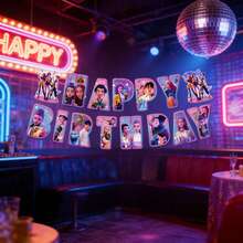 1pc Idol-Themed Party Atmosphere Decorations, Demon Hunting Team Hunters Suitable For Fan Gatherings, Birthday Parties, And Other Occasions, Creating Exclusive Joyful Decorations[Style Sent At Random] - Multicolor - View 2