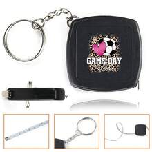 Soft Measuring Ruler Double Sided Scale Portable Retractable Tape Measure With Keychain For Body Sewing Tailor Crafting And Household Pocket Sized And Lightweight For Daily And Travel Convenience - Black - View 17