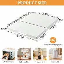 1pc Modern Metal Utility Rack With Pull-Out Shelves & Drawers – Versatile Microwave Stand For Oven, Kettle, Cookware, And Tabletop Storage – Multi-Functional Kitchen Cabinet Organizer, Pot And Pan Holder, Practical Shelf. Stainless Steel - 1 - View 5