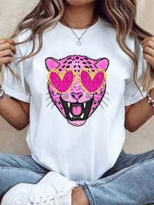 Suave, transpirable y ligero para comodidad durante todo el día. Camiseta con estampado gráfico de fútbol Americano de Jacksonville - Camiseta de moda de talla grande, manga corta, cuello re - Blanco - Ver 1