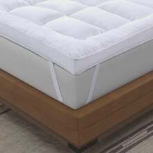 Luxury 3D Bead Mattress Topper - Ultra Soft Breathable Fluffy Mattress Pad, Skin-Friendly Comfortable, Suitable For Bedroom, Tatami, Dorm, Camping | All Season, Thickness 2.36-3.2 Inches, Anti-Slip Design - White - View 11