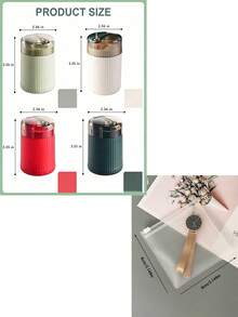 Pop-Up Automatic Toothpick Box, Luxurious Button-Type Toothpick Holder, Portable Pop-Up Toothpick Holder, Household Living Room Toothpick Holder, Button-Type Automatic Toothpick Storage Box, - Multicolor - View 11