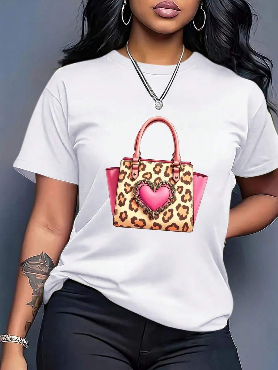 Talla - Camiseta de Talla para Mujer - Top Casual Holgado para Uso Diario, Adecuado para Combinar y Estilizar - Camiseta Básica para Todas las Temporadas, Camiseta de Mujer, Ropa de Verano - Camiseta Vintage de Estilo Urbano Unisex, Holgada, de Algodón, Manga Corta y Cuello Redondo - Blanco - Ver 1