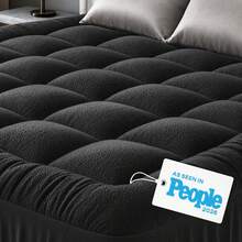 Niagara Sleep Solution Ultra Soft Queen Size Mattress Topper - Rayon Derived From Bamboo Pillow Top Mattress Pad For Back Pain Relief - Naturally Cooling For Hot Sleepers, Green - 3 White - View 12