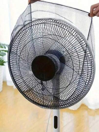 1pc/2pcs/3pcs Washable Fan Filter Guard, Handmade Crimped Edge, Dust & Insect Proof, Elastic Drawstring Opening, Washable, Durable, Finger, Polyester Fiber Screen, Improve Air Quality, Fan Dust Cover, Suitable For Home Fan, All Season, Mother's Day Gift, Garden, Summer, Beach, Squishy, Commencement, Congrats Grad, Graduation Party, Travel Hiking Essentials, Portable Tools, Summer Essentials, Summer Portable