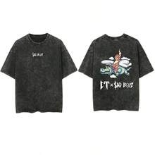 ACID WASH CORRIDOS TUMBADOS SAD BOYS, CT, Men's T-Shirt, , Sad Boys - 深灰色 - 查看 4