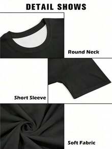 Camisetas Navideñas para Mujer, Camisetas Divertidas para las Fiestas, Camisetas de Año Nuevo con Estampados Amorosos y Humoroso para Adultos, 100% Algodón, Camisetas Gráficas Estampadas para Mujer, Camiseta Casual de Cuello Redondo y Manga Corta, 1 Pieza, Camiseta de Moda, Transpirable y Cómoda. - Amor-02 - Ver 4