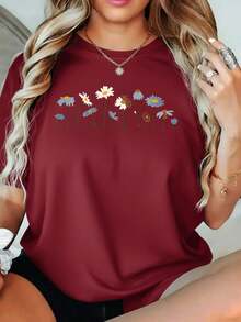 1 camiseta de algodón puro para mujer, moderna y a la moda, camiseta de algodón puro, deportiva, 180g, 100% algodón. - Blanco - Ver 6