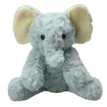 Keylingwd 11 Inch/28cm Soft Cute Sitting Elephant Plush Doll, Stuffed Animal Plush Doll For Kids, Birthday Gift For Boys And Girls, Adorable Animal Shape, New Plush Stuffed Doll, Soft And Comfortable, Decor For Living Room Sofa Bedroom, Suitable As Christmas, Halloween, Thanksgiving, Valentine's Day And Easter Gift (Due To Batch Production Of Fabrics, There May Be Slight Color Differences, The Actual Product Is Close To The Promotional Image) - Grey - View 13