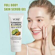 YCHZ Gel tẩy tế bào chết nghệ chanh, tẩy tế bào chết nhẹ nhàng làm sạch sâu, dưỡng ẩm và làm sáng da mặt và toàn thân. - Axit salicylic - Xem 8