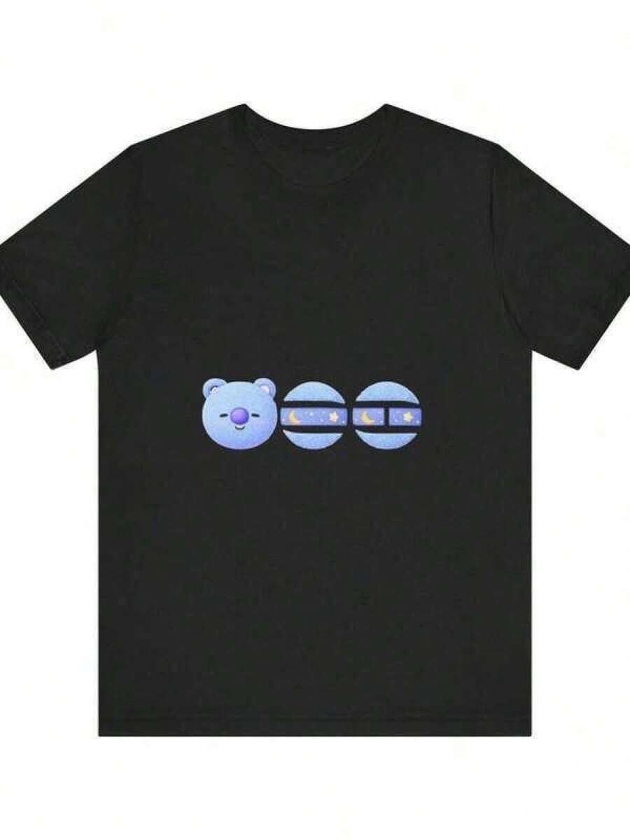 Camiseta Casual con Estampado Gráfico para Hombre, Camiseta BT21 de Arirang Concert Namjoon Koya, Mercancía de Concierto ARMY, Camiseta Relajada, Suave y Fresca de Manga Corta, Casual para la Calle en Verano, Camisetas de Algodón para Hombre, Camisetas Gráficas, Camisetas con Estampado Gráfico para Hombre, Camisetas Vintage para Hombre, Camisetas Casuales para Hombre, Camisetas de Festival - Negro - Ver 1