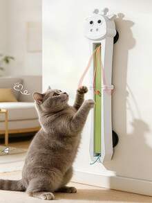 Interactive Automatic Cat Toy, Adjustable Speed Electric Teaser String, USB Rechargeable, Wall & Door Hanging, Self-Play Kitten Toy, Indoor Cat Exercise & Stimulation - View 5