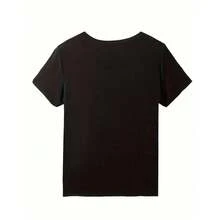 Men's T-Shirt, Creative Summer Black Color 180 Grams Sizes (S-XXL) Unisex Short Sleeve All Seasons Casual Round Neck Comfortable Fit Soft Stretch Fabric - 紅色 - 查看 4