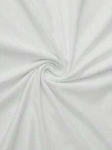 Camiseta Casual de Verano para Mujer, 1 Pieza, Cuello Redondo, Manga Corta, Estampado de Libélula, Hoja de Arce, Taza de Café, Letras Inglesas, Estilo Minimalista, Holgada, Versátil, Moda Urbana - Blanco - Ver 4