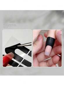 3 miếng miếng dán ngăn sơn móng tay hình chữ U - miếng dán chống tràn cấp độ chuyên nghiệp dành cho người mới bắt đầu, phụ kiện làm móng DIY có thể điều chỉnh, lý tưởng cho các tiệm làm móng - Nhiều màu - Xem 5