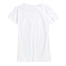 Instant Message - Cat Mushroom - Women's Short Sleeve Graphic T-Shirt - Blanco - Ver 2