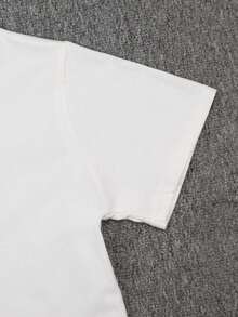 Camiseta con conjunto de emoticonos, Playera de niño - Blanco - Ver 4
