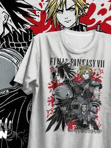 Camiseta blanca de manga corta VII Personajes de anime Gráfico Camiseta de algodón blanca Transpirable, transpirable y no abrumada Estilo unisex adecuado tanto para hombres como para mujeres Cuello redondo 180G% algodón Cómodo y suave Adecuado para todas las estaciones Adecuado para como regalo en festivales |   Diseño exquisito |   Suelto y cómodo |   Fácil de combinar | - Blanco - Ver 1
