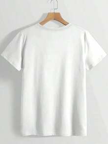 2026 New ArrivalPlayera de mujer,con su estampado único, destaca entre la multitud.Confeccionada en un tejido de algodón cómodo y transpirable, es la opción perfecta para el día a día en casa, vacaciones informales y fiestas. Oferta flash Nuevo modelo 2026 Recomendado por muchas personas DDUBSoft Camiseta de mujer de algodón 100% transpirable y a la moda para uso diario con estampado gráfico - Blanco - Ver 3