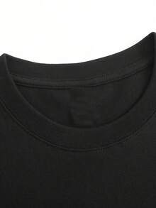 Camiseta unisex divertida de Tales from Another World - Camiseta diaria de manga corta con cuello redondo de 220 g, lavable a máquina - ideal para verano y actividades al aire libre - Negro - Ver 3