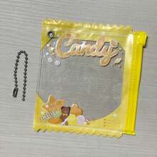 1pc Candy Badge Holder Prop Badge Storage Display Pendant Doll Zipper Storage Bag, Birthday Christmas Gift - Perfect Gift - Multicolor - View 8