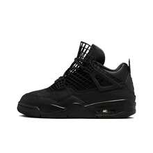 Nike Jordan Air Jordan 4 RETRO "NET/Black" Durable And Breathable Mid-Top Retro Basketball Shoes Women's Black - FN7251-001 - 查看 14