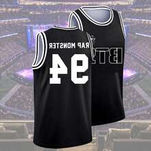 K-POP BTSS Fans J-Hope Basketball Jersey For Men And Women J-Hope Top Tee T-Shirt, Retro World Tour 2026 Merch Gifts, Bangtan Come Back Basketball Jersey Tee Gift, Elegant Party Men And Women's Tee, Ideal For Travel, Home Wear, Parties & Casual Wear For Adults, Elegant & Fashionable Clothing | Playful Graphic Tee | Nontransparent Material - JHOPE-94 - 查看 5