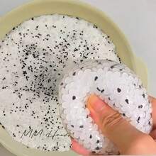 1 pieza, Juguete antiestrés de bola de arroz de sésamo - Textura de piel de hielo moldeable y apretable, bola de descompresión sensorial de rebote lento hecha a mano, Necesita Oh, Squishy, Juguetes Fidget, Juguetes Squishy, Squishies, Necesita Oh Squishy - A - Ver 5
