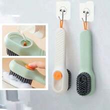 Multi-Function Liquid Shoe Cleaning Brush With Detergent Dispenser, Automatic Scrubbing Suitable For Sports Shoes, Soft Fabrics And Daily Clothing Cleaning - A - View 2
