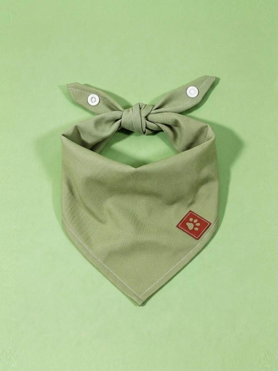 Polyester Casual Pet Triangle Scarf, With Cute Dog Pattern, Pet Supplies, Dog Accessories, Cat Accessories. Suitable For Small And Medium Cats And Dogs For Outdoor And Daily Wear (Not Suitable For Large Dogs).
